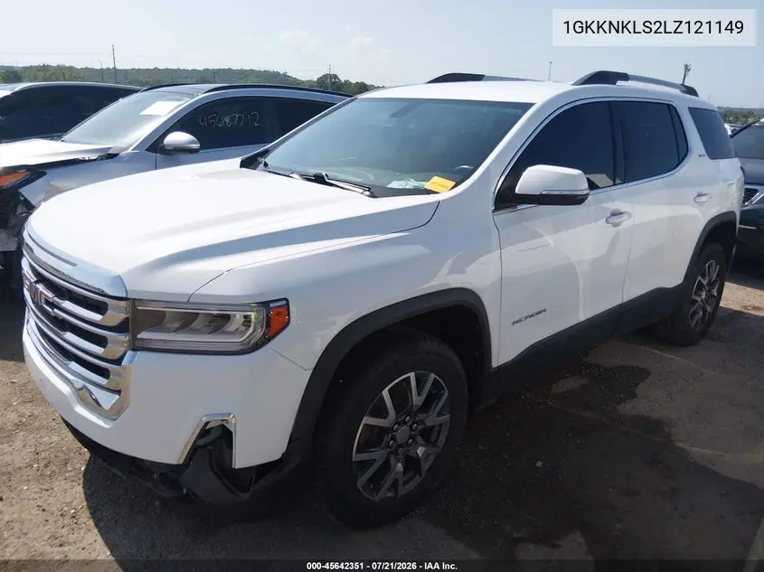 2020 GMC Acadia Fwd Sle VIN: 1GKKNKLS2LZ121149 Lot: 45642351