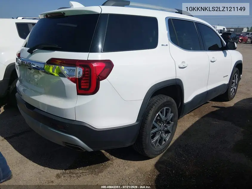 2020 GMC Acadia Fwd Sle VIN: 1GKKNKLS2LZ121149 Lot: 45642351