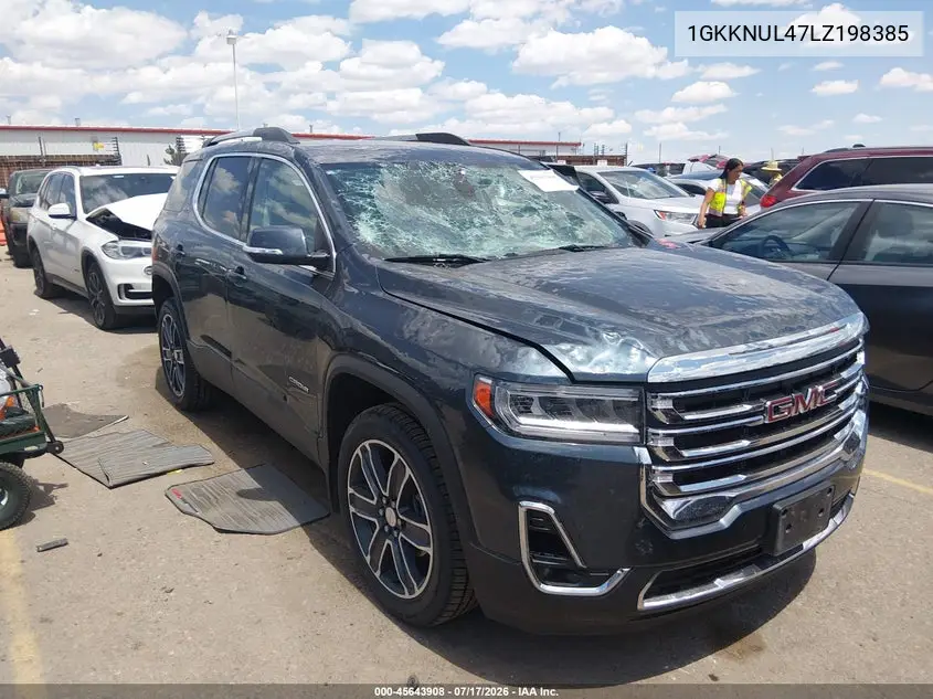 2020 GMC Acadia Awd Slt VIN: 1GKKNUL47LZ198385 Lot: 45643908