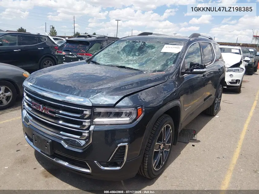 2020 GMC Acadia Awd Slt VIN: 1GKKNUL47LZ198385 Lot: 45643908