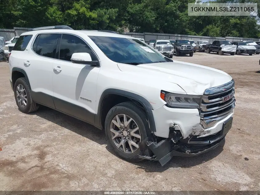 2020 GMC Acadia Fwd Slt VIN: 1GKKNMLS3LZ211065 Lot: 45659200