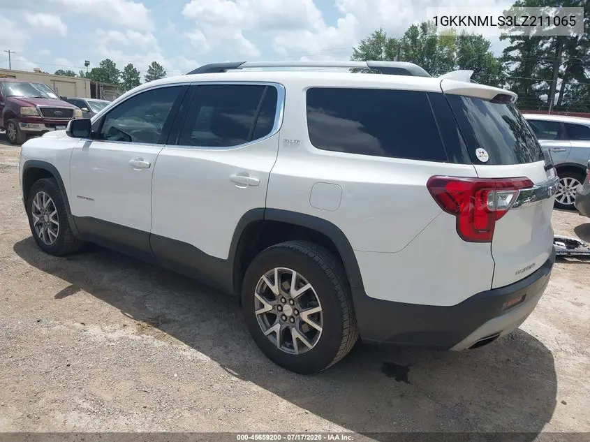 2020 GMC Acadia Fwd Slt VIN: 1GKKNMLS3LZ211065 Lot: 45659200