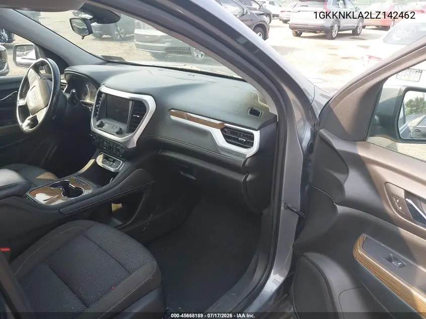2020 GMC Acadia Fwd Sle VIN: 1GKKNKLA2LZ142462 Lot: 45668189