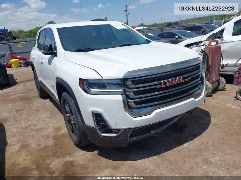 2020 GMC Acadia Awd At4 VIN: 1GKKNLLS4LZ232923 Lot: 45682380