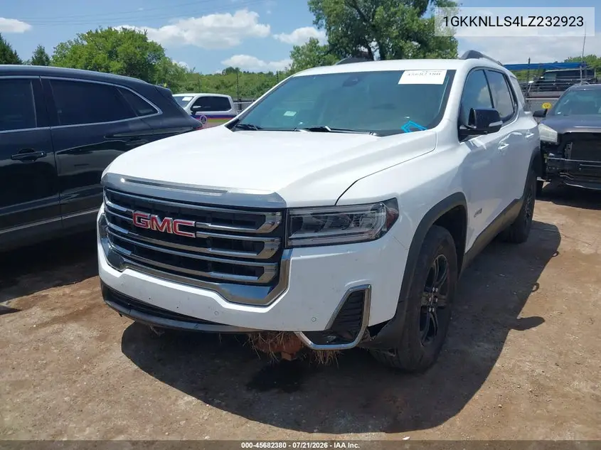 2020 GMC Acadia Awd At4 VIN: 1GKKNLLS4LZ232923 Lot: 45682380