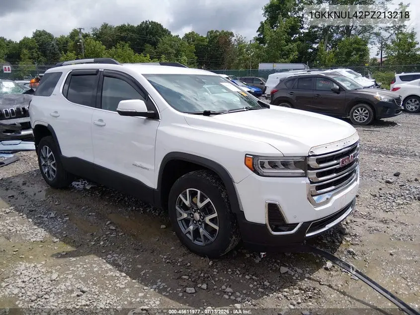 2023 GMC Acadia Awd Slt VIN: 1GKKNUL42PZ213218 Lot: 45611977