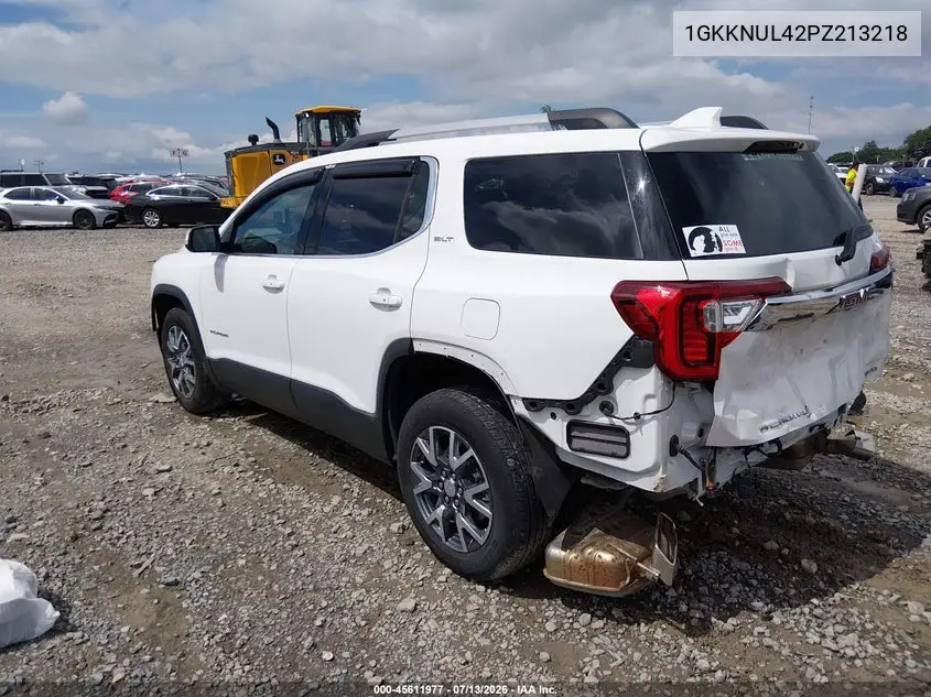 2023 GMC Acadia Awd Slt VIN: 1GKKNUL42PZ213218 Lot: 45611977