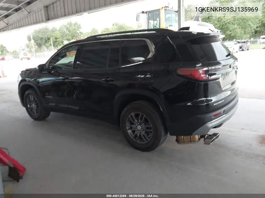 2025 GMC Acadia Fwd Elevation VIN: 1GKENKRS9SJ135969 Lot: 45512289