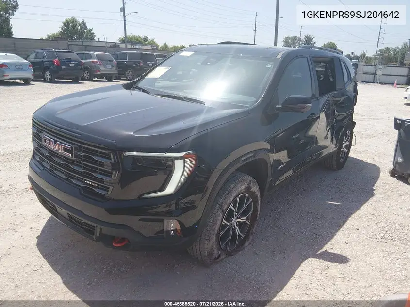 2025 GMC Acadia Awd At4 VIN: 1GKENPRS9SJ204642 Lot: 45685520