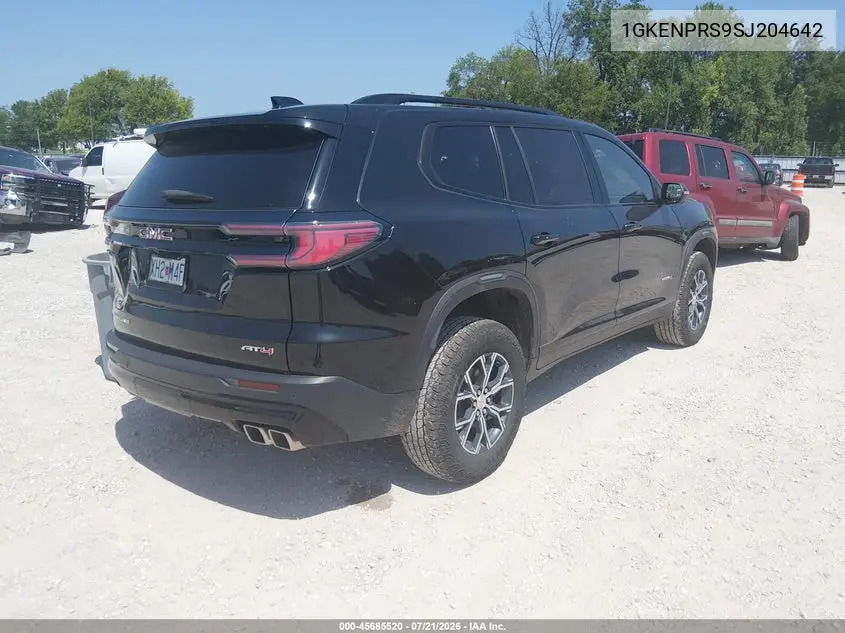 2025 GMC Acadia Awd At4 VIN: 1GKENPRS9SJ204642 Lot: 45685520
