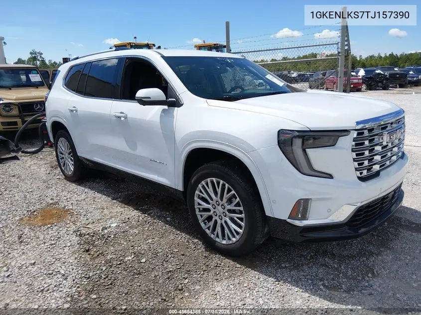 2026 GMC Acadia Denali Fwd VIN: 1GKENLKS7TJ157390 Lot: 45654385