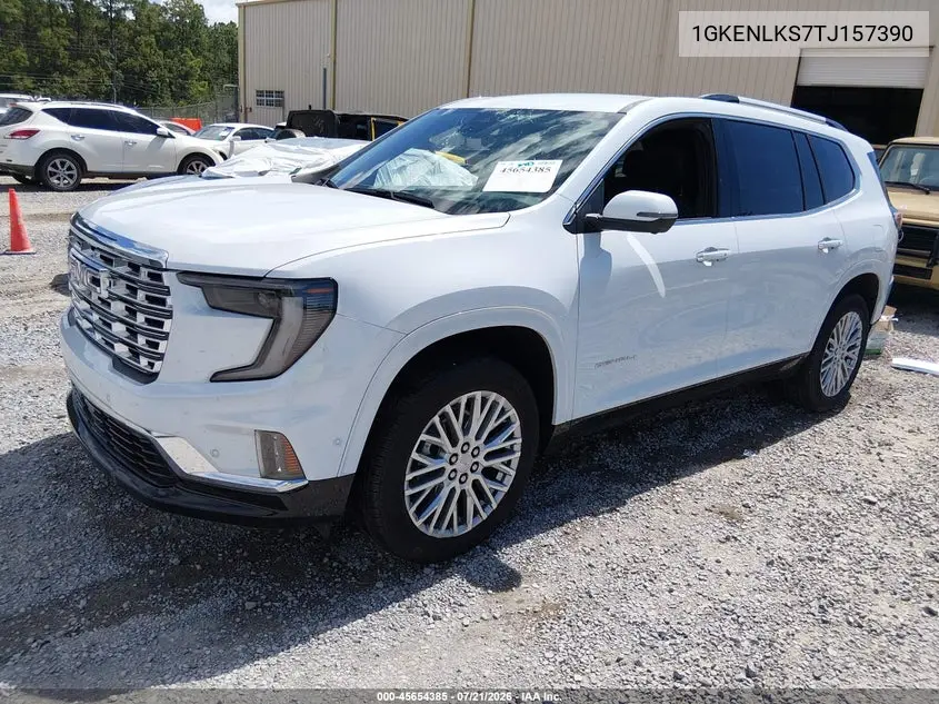 2026 GMC Acadia Denali Fwd VIN: 1GKENLKS7TJ157390 Lot: 45654385