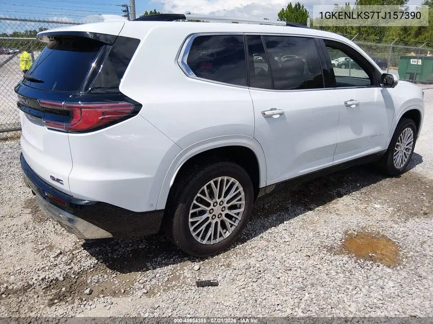 2026 GMC Acadia Denali Fwd VIN: 1GKENLKS7TJ157390 Lot: 45654385