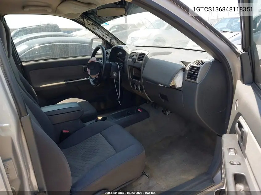 2004 GMC Canyon Sle VIN: 1GTCS136848118351 Lot: 45317887
