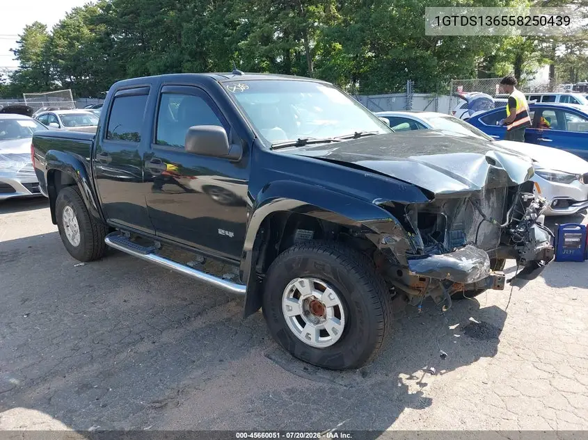 2005 GMC Canyon Sle VIN: 1GTDS136558250439 Lot: 45660051