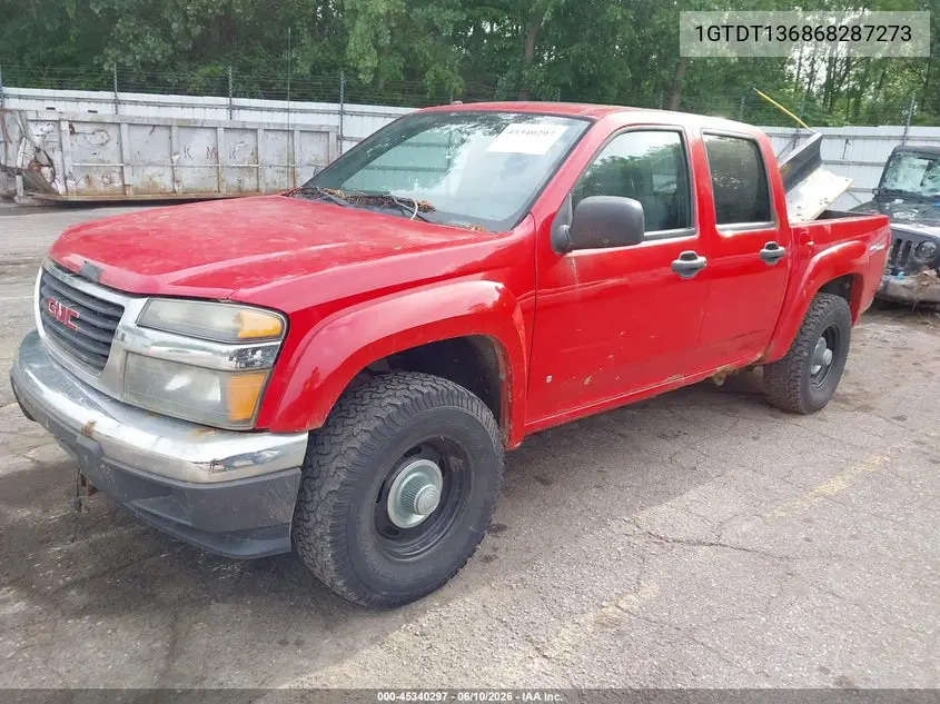 2006 GMC Canyon Sle2 VIN: 1GTDT136868287273 Lot: 45340297