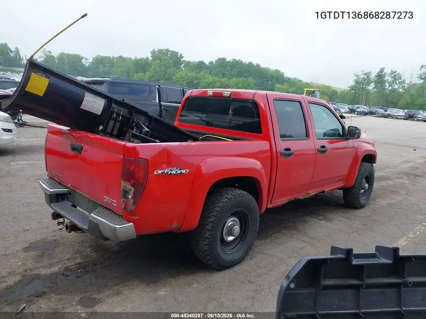 2006 GMC Canyon Sle2 VIN: 1GTDT136868287273 Lot: 45340297