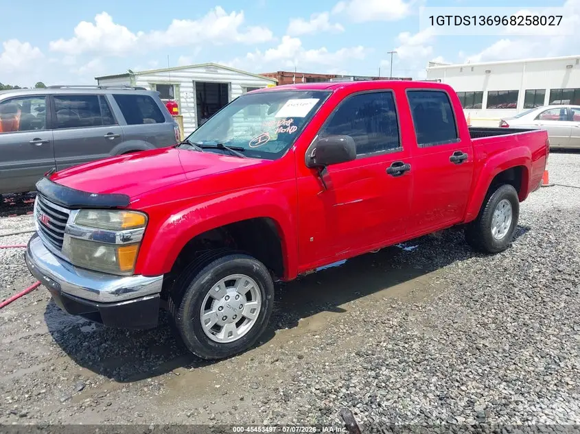 2006 GMC Canyon Sle2 VIN: 1GTDS136968258027 Lot: 45453497