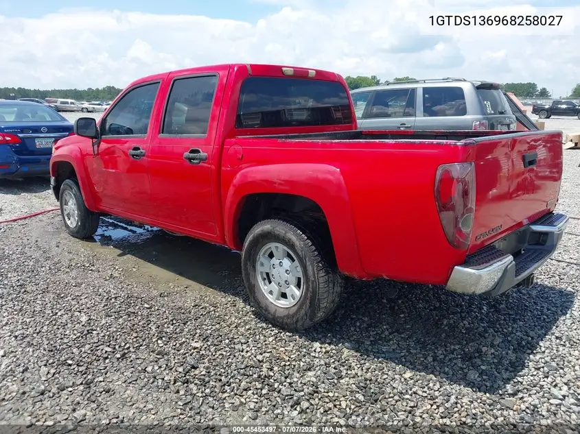 2006 GMC Canyon Sle2 VIN: 1GTDS136968258027 Lot: 45453497