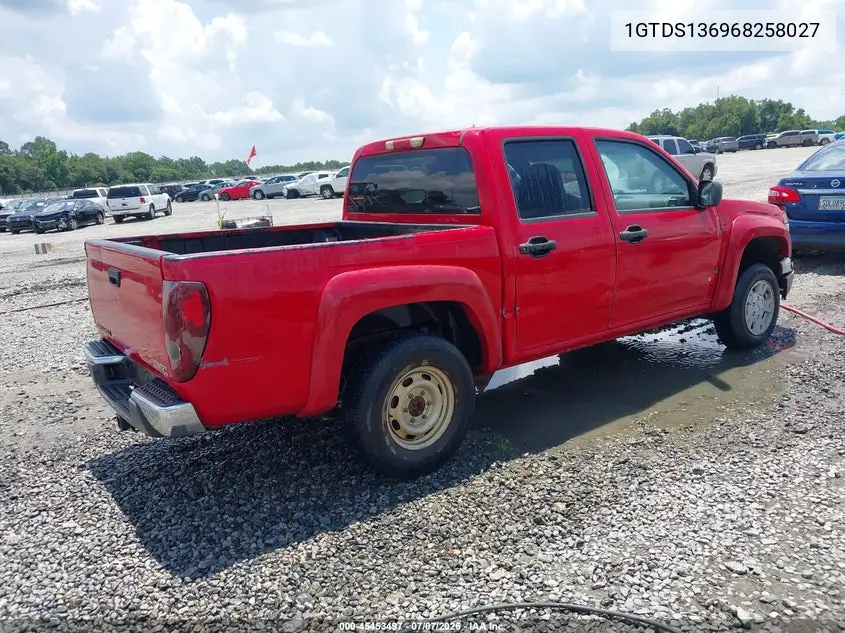 2006 GMC Canyon Sle2 VIN: 1GTDS136968258027 Lot: 45453497