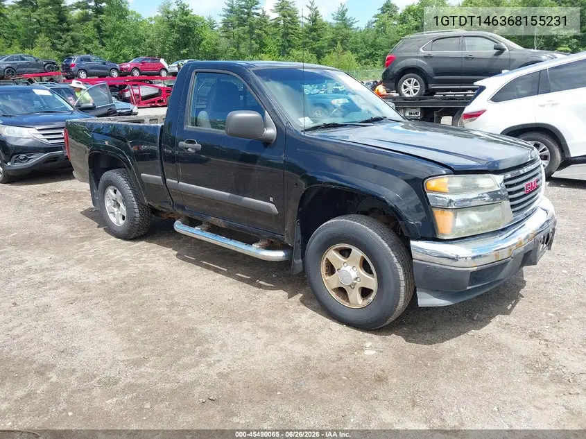2006 GMC Canyon Sle1 VIN: 1GTDT146368155231 Lot: 45490065