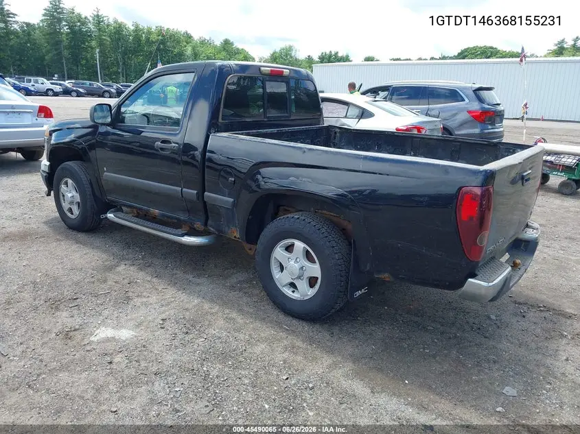 2006 GMC Canyon Sle1 VIN: 1GTDT146368155231 Lot: 45490065