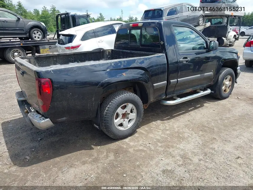 2006 GMC Canyon Sle1 VIN: 1GTDT146368155231 Lot: 45490065
