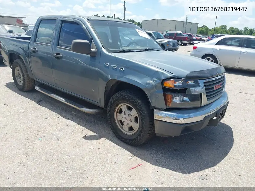 2006 GMC Canyon Sle2 VIN: 1GTCS136768219447 Lot: 45501508