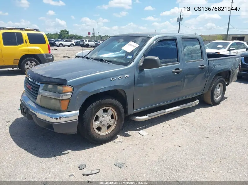 2006 GMC Canyon Sle2 VIN: 1GTCS136768219447 Lot: 45501508