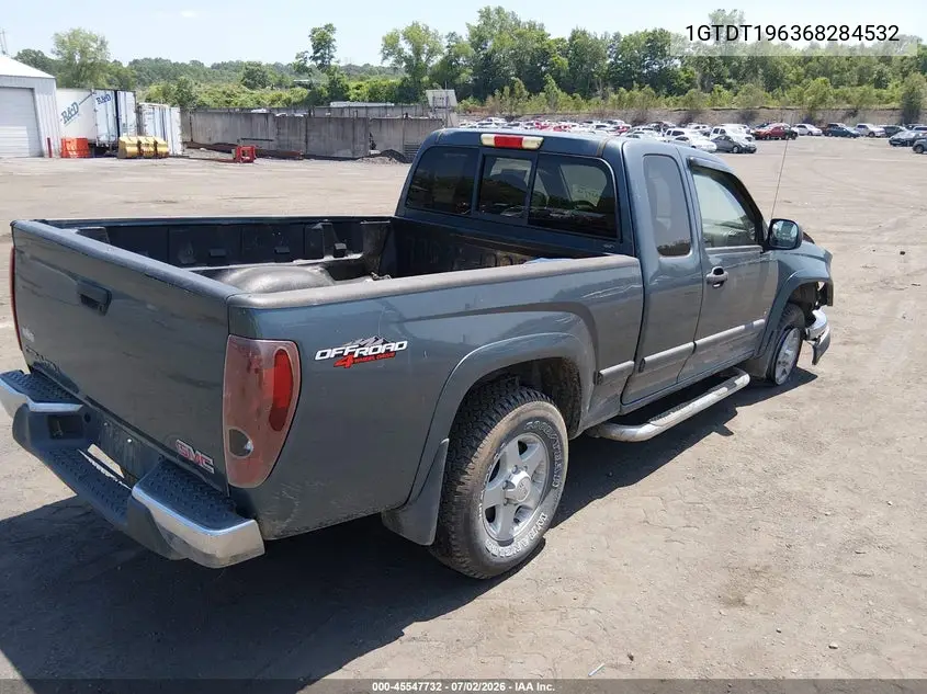 2006 GMC Canyon Sle2 VIN: 1GTDT196368284532 Lot: 45547732