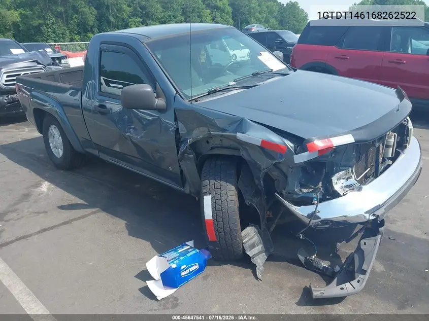 2006 GMC Canyon Sle1 VIN: 1GTDT146168262522 Lot: 45647541