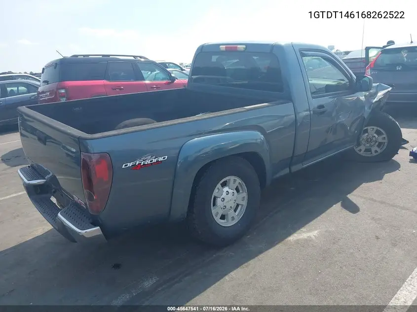 2006 GMC Canyon Sle1 VIN: 1GTDT146168262522 Lot: 45647541