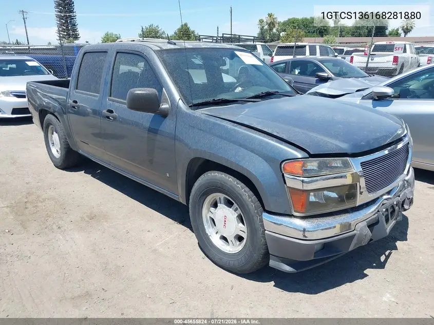2006 GMC Canyon Sle2 VIN: 1GTCS136168281880 Lot: 45655824