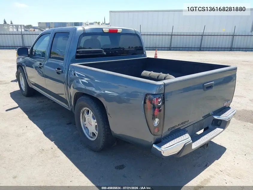 2006 GMC Canyon Sle2 VIN: 1GTCS136168281880 Lot: 45655824