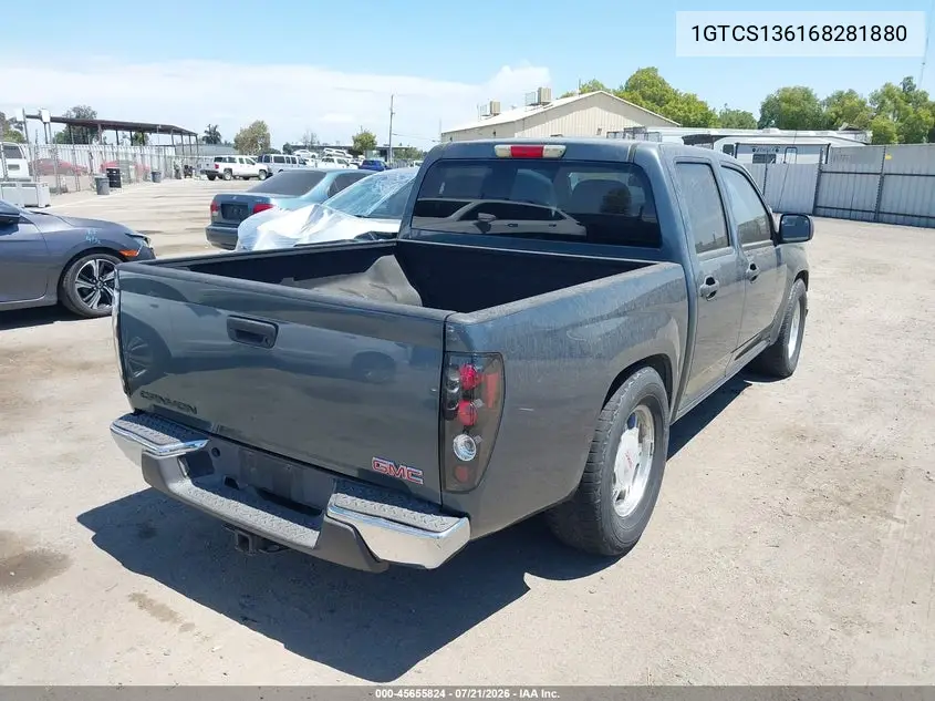 2006 GMC Canyon Sle2 VIN: 1GTCS136168281880 Lot: 45655824