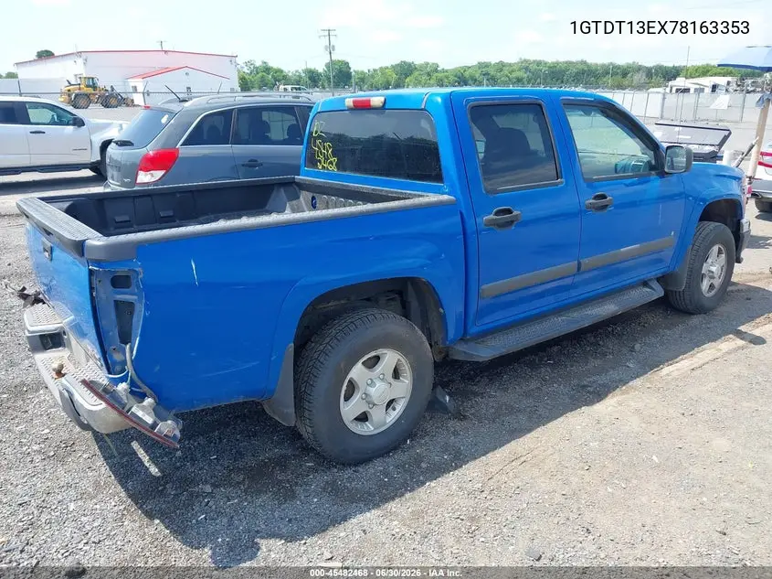 2007 GMC Canyon Sle1 VIN: 1GTDT13EX78163353 Lot: 45482468