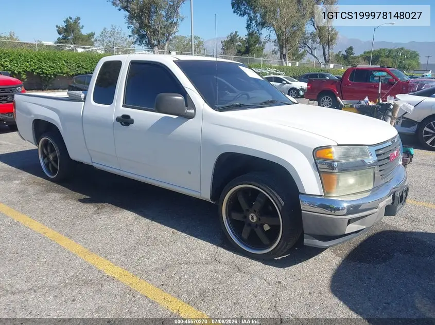 2007 GMC Canyon Work Truck VIN: 1GTCS199978148027 Lot: 45570270