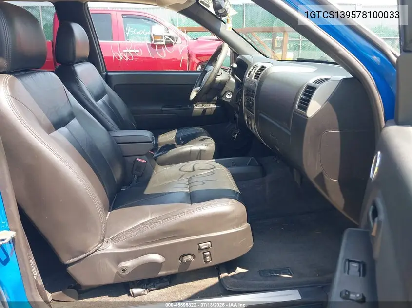 2007 GMC Canyon Sle1 VIN: 1GTCS139578100033 Lot: 45595822