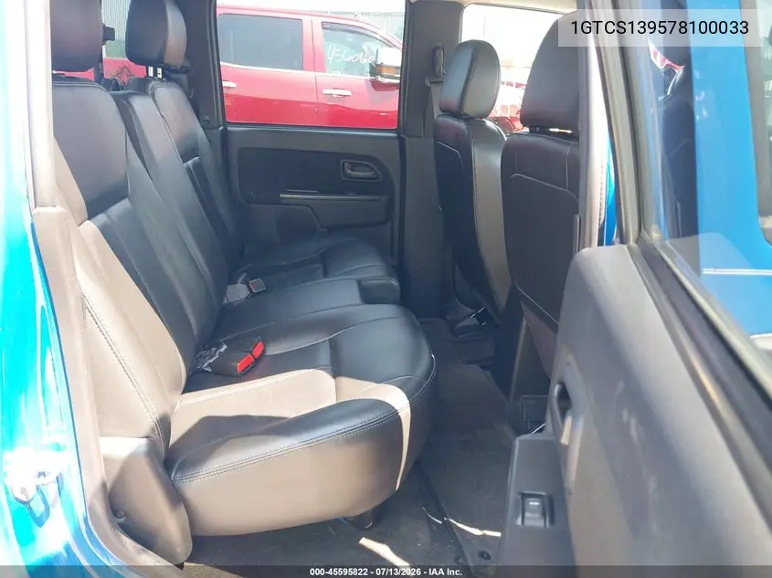 2007 GMC Canyon Sle1 VIN: 1GTCS139578100033 Lot: 45595822