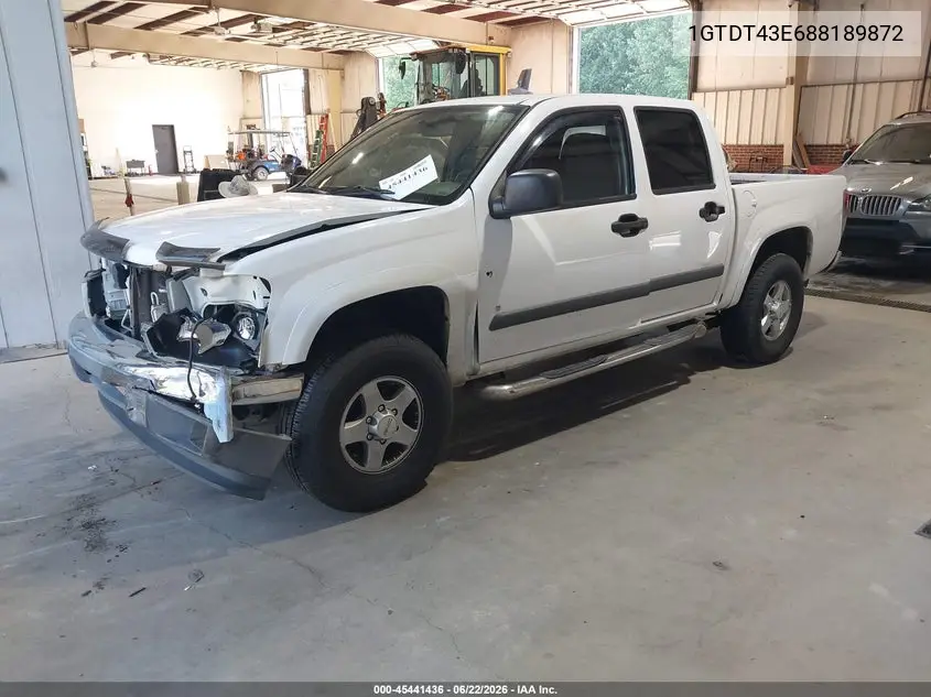2008 GMC Canyon Sle2 VIN: 1GTDT43E688189872 Lot: 45441436