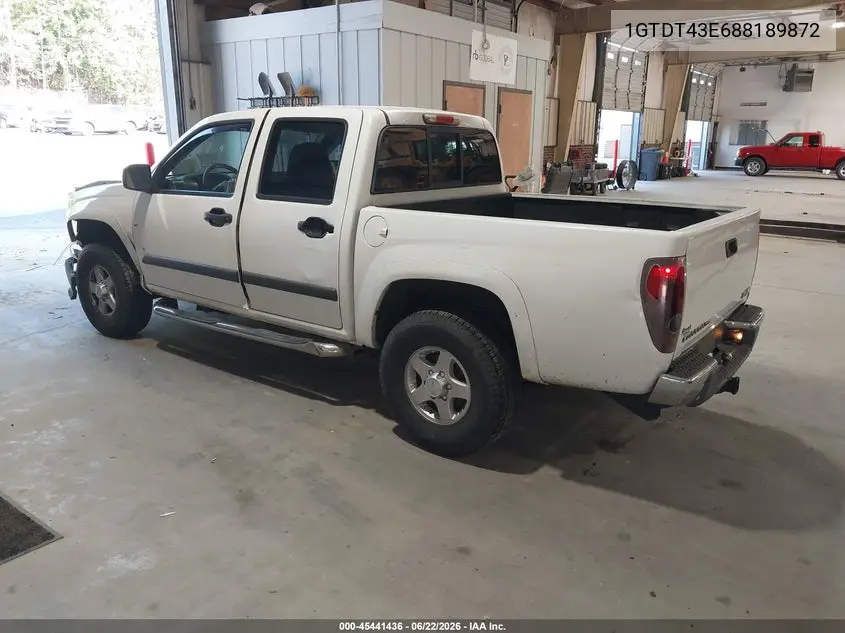 2008 GMC Canyon Sle2 VIN: 1GTDT43E688189872 Lot: 45441436