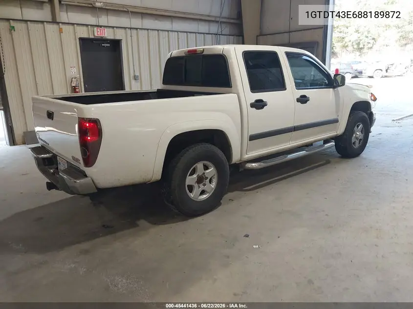 2008 GMC Canyon Sle2 VIN: 1GTDT43E688189872 Lot: 45441436