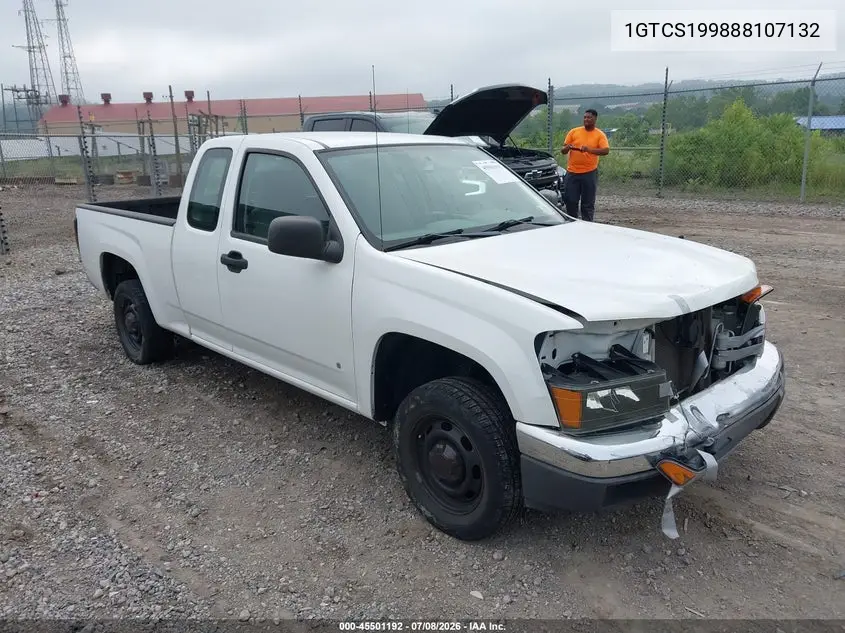2008 GMC Canyon Yc1 VIN: 1GTCS199888107132 Lot: 45501192