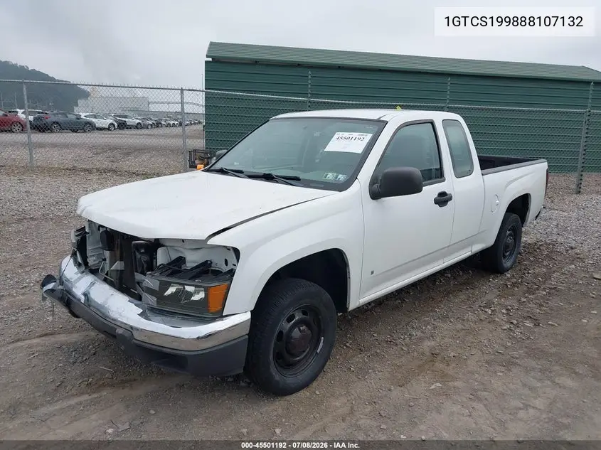 2008 GMC Canyon Yc1 VIN: 1GTCS199888107132 Lot: 45501192