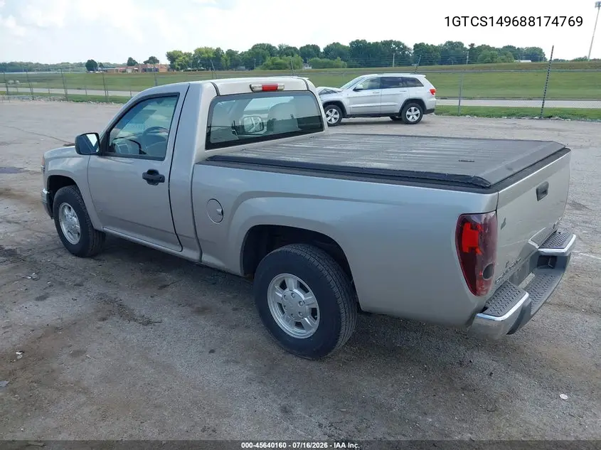 2008 GMC Canyon Sl VIN: 1GTCS149688174769 Lot: 45640160