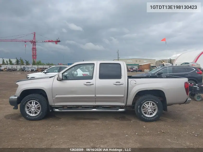 2009 GMC Canyon Sle VIN: 1GTDT13E198130423 Lot: 12635589