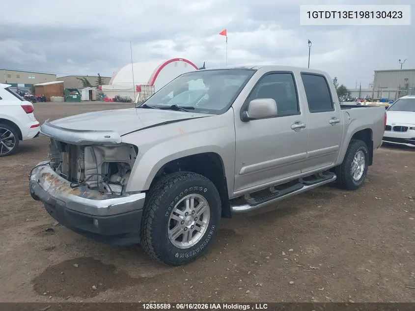 2009 GMC Canyon Sle VIN: 1GTDT13E198130423 Lot: 12635589
