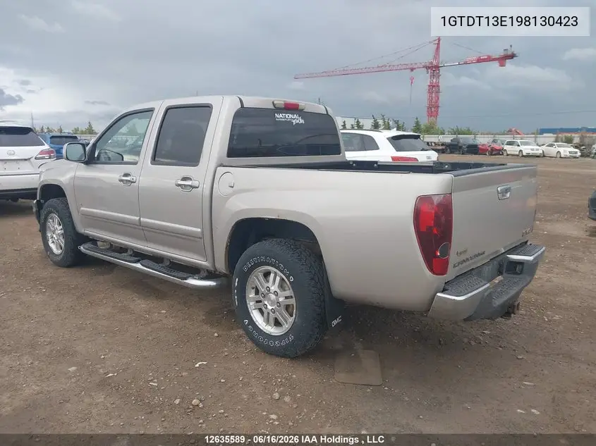 2009 GMC Canyon Sle VIN: 1GTDT13E198130423 Lot: 12635589