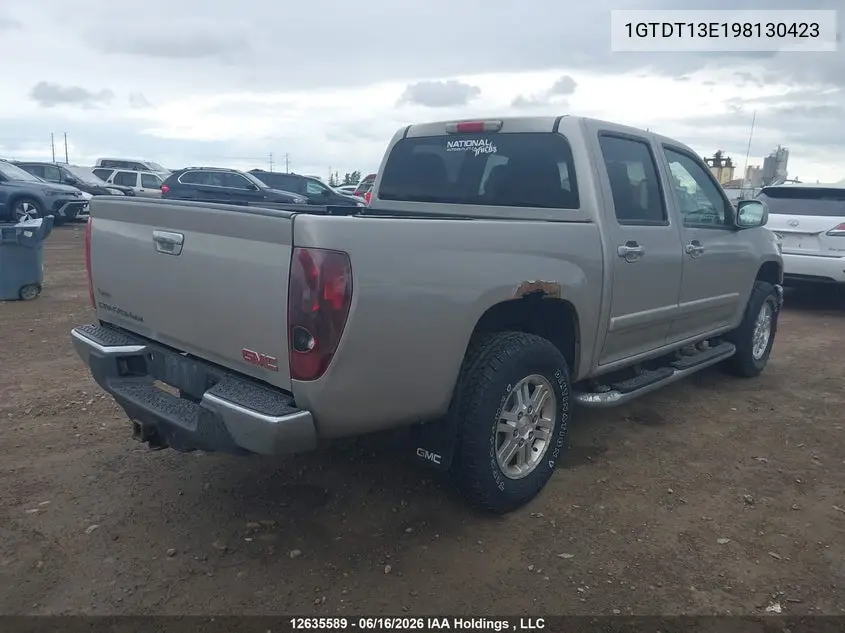 2009 GMC Canyon Sle VIN: 1GTDT13E198130423 Lot: 12635589
