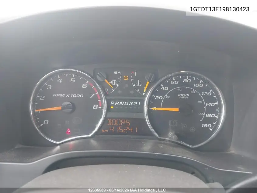 2009 GMC Canyon Sle VIN: 1GTDT13E198130423 Lot: 12635589
